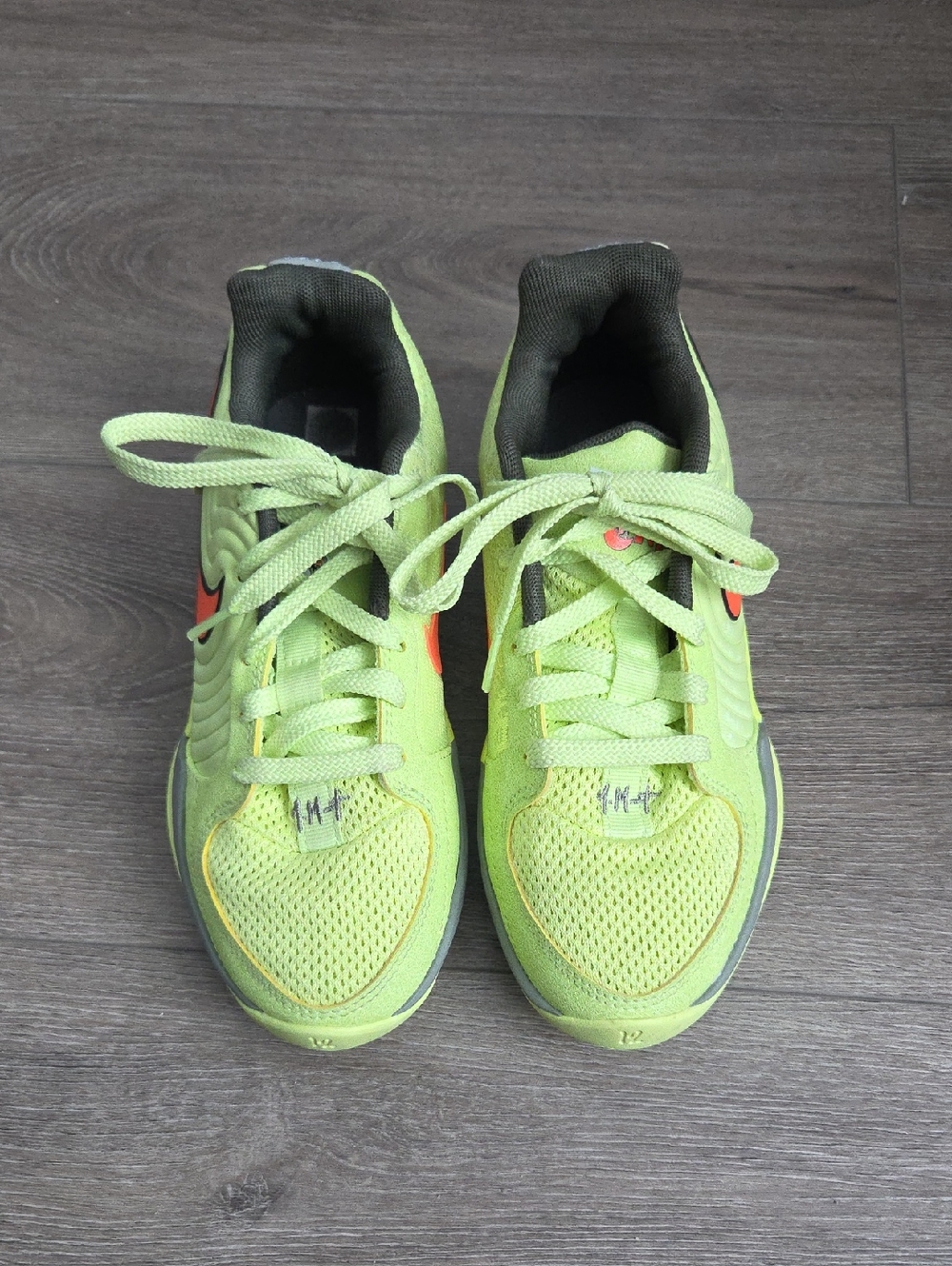 Nike JA 2 Light Lemon Twist Basketball Sneakers Big Kid Size 3.5